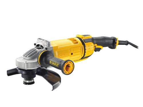 Dewalt DWE4599-QS DWE4599-QS-Amoladora 230mm 2.600W 6.500 RPM Embrague Mecánico. Equilibrado Auto Suave. Bloqueo y re-Arranque, 2600 W, 230 V