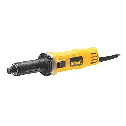 Dewalt DWE4884-QS DWE4884-QS-Rectificadora de Interiores Cuerpo Estrecho 450W 27.000 RPM Portafresas 6mm, 450 W, 230 V, Negro, Plata Y Amarillo