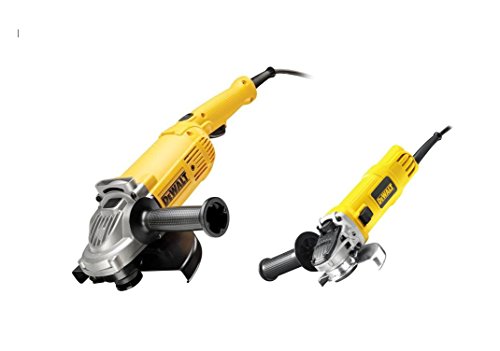 Dewalt DWE492DUO2-QS DWE492DUO2-QS-KIT Amoladoras = DWE492 230mm 2.200W + DWE4157 125mm 900W Suave, Bloqueo y re-Arranque, 2200 W