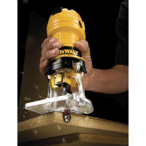 DeWalt DWE6000 - Recortadora laminada de 4,5 amperios, velocidad única de 1/4 pulgadas