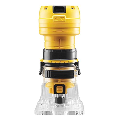 Dewalt DWE6005-QS Perfiladora 590W-34.000 RPM (6 mm), Negro y amarillo