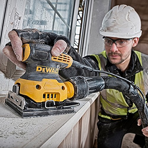 Dewalt DWE6411Z-IT Lijadora Orbital 230W-1/4 hoja-14.000 opm Acoplamiento para persianas de Madera