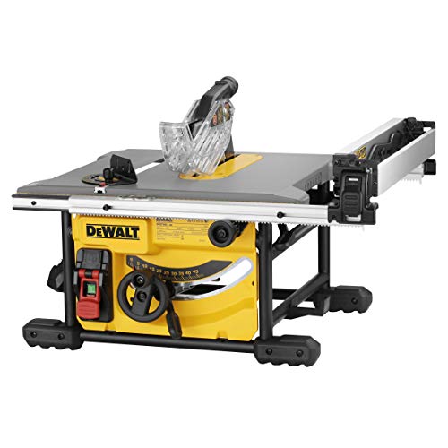 Dewalt DWE7485RS-QS - Sierra circular de mesa (210 mm, incluye base de regalo)