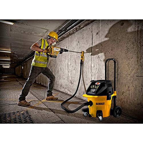 DeWalt DWH050-XJ DWH050-XJ-Sistema de extracción de Polvo para martillos (Perforación) con Bolsa, Schwarz/Gelb