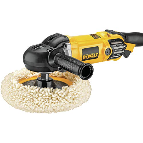 DeWalt DWP849X-QS Pulidora para Metal 1250W 180 mm y 150 mm 3.500 RPM Electrónica, Negro, Amarillo