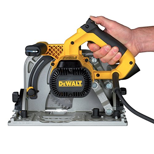 Dewalt DWS520KT-QS DWS520KT-QS-Sierra de Incisión 165mm, 1300 W, 230 V