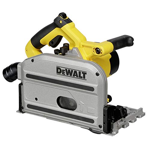 Dewalt DWS520KTR Sierra de perfil de 165 mm prof. Mm 86 1300w + guía de 1.5m, 0 W, 230 V