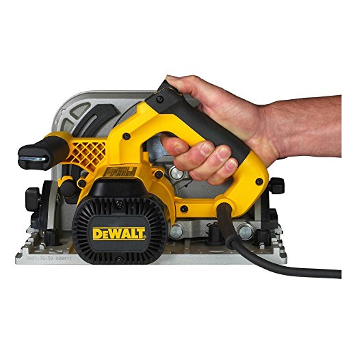 Dewalt DWS520KTR Sierra de perfil de 165 mm prof. Mm 86 1300w + guía de 1.5m, 0 W, 230 V