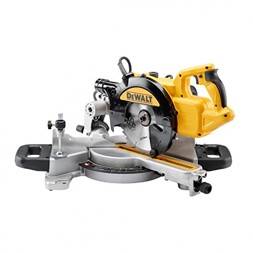 DeWALT DWS773 miter saw 1300 W 4500 RPM - Ingletadora (104 dB, 93 dB, Corriente alterna, 550 mm, 490 mm, 590 mm)