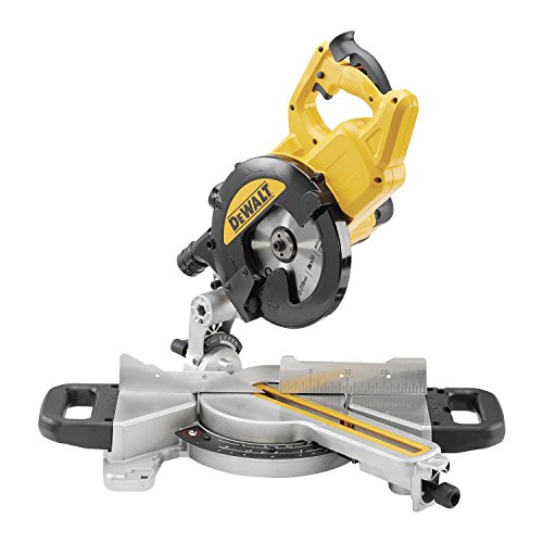 DeWALT DWS773 miter saw 1300 W 4500 RPM - Ingletadora (104 dB, 93 dB, Corriente alterna, 550 mm, 490 mm, 590 mm)