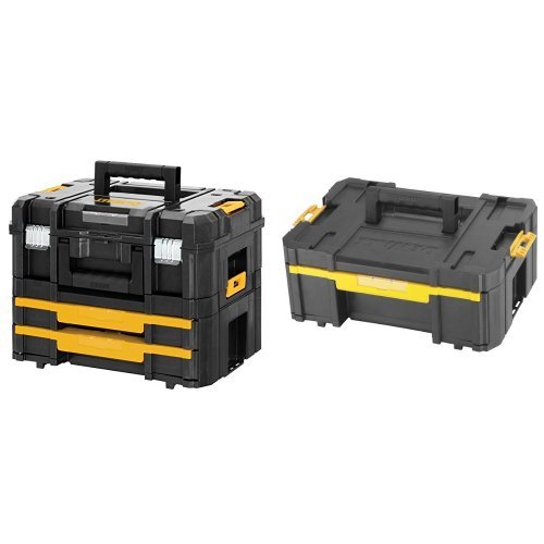 DeWalt DWST1-70702 - TSTAK COMBO = Kit Maleta multiusos TSTAK II + Cajonera doble TSTAK IV + DWST1-70705 - Cajonera - TSTAK III