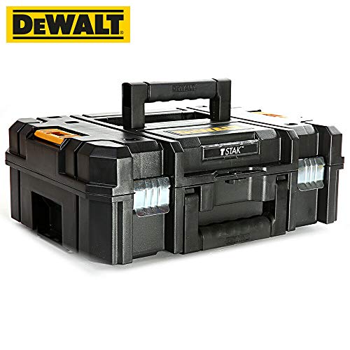 Dewalt DWST1-70703 TStak II - Caja de almacenamiento para herramientas eléctricas (13,5 L, 2 unidades)