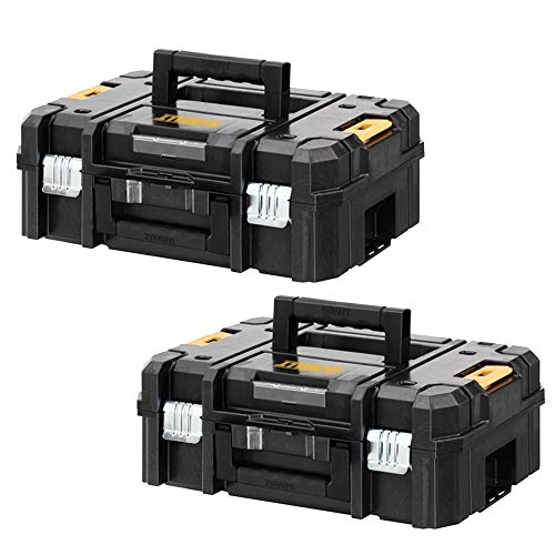 Dewalt DWST1-70703 TStak II - Caja de almacenamiento para herramientas eléctricas (13,5 L, 2 unidades)