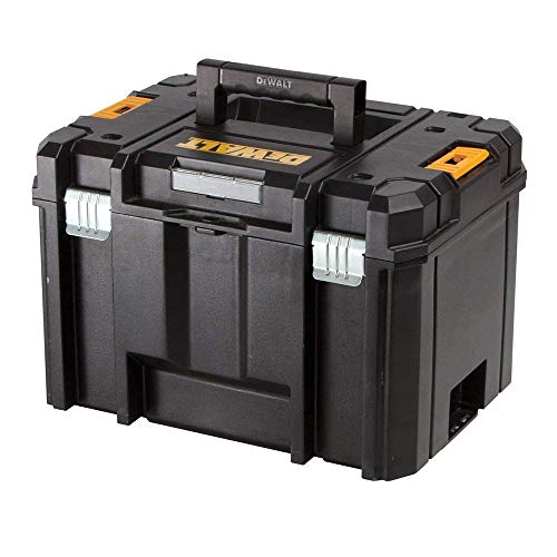 Dewalt DWST1-71195 TSTAK VI - Caja de almacenamiento para herramientas (23 L, sin bandeja), color negro