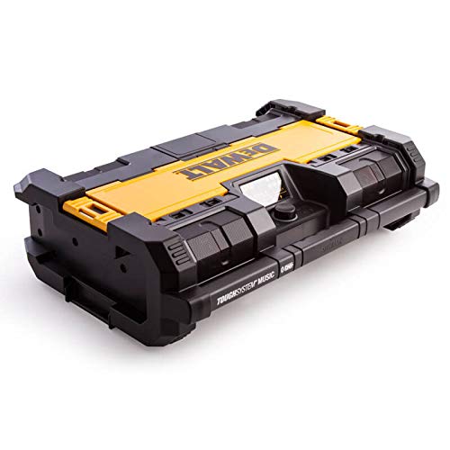 Dewalt DWST1-75663-GB - Toughsystem dab radio con 6 altavoces/bluetooth y usb - negro