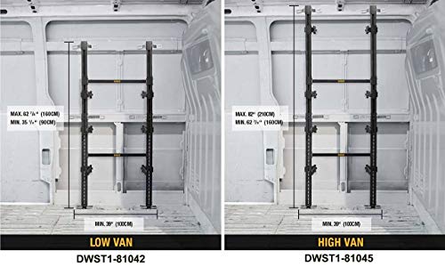 DeWalt DWST1-81045 DWST1-81045-Sistema de fijación a la Furgoneta para ToughSystem. Altura 2,14m