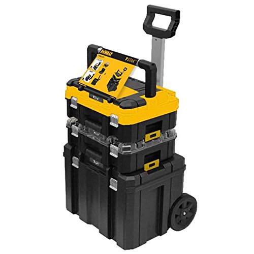 DEWALT DWST1-81049 TStak Tower Rolling - Cajas de almacenamiento para herramientas móviles