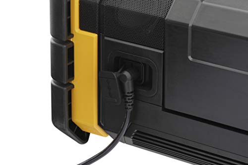 Dewalt DWST1-81078-QW TSTAK - Radio con batería y función de carga, Negro, Size