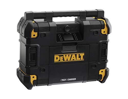 Dewalt DWST1-81078-QW TSTAK - Radio con batería y función de carga, Negro, Size