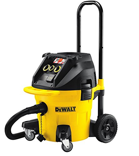 Dewalt DWV902M-QS Aspirador 38 litros Clase M, Negro, Amarillo