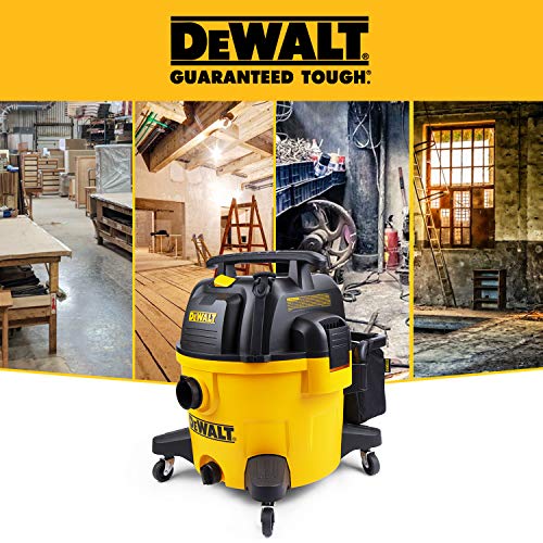 DeWALT DXV09P 9 galones Poly Wet/Dry Vac, amarillo