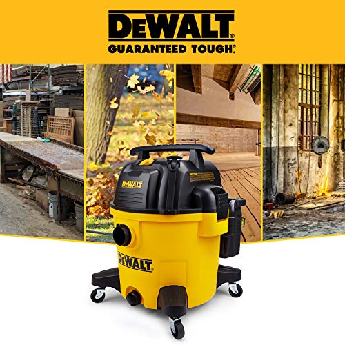 DeWALT DXV10P 10 galones silencioso Poly húmedo seco vacío amarillo