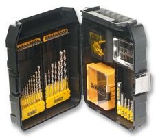 Dewalt Juego de Brocas y Puntas DT9281-QZ, 63 Piezas en maletín de Accesorios XL Maxisafe, Negro, Set