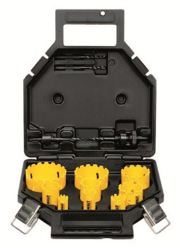 Dewalt Juego de Coronas de Metal Duro DT8278-QZ-(13 Piezas) para fontaneros, en maletín