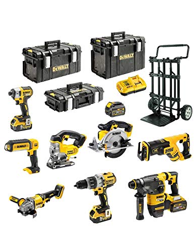 DEWALT Kit DCK-FR834MP4 54V/18V (DCD996 + DCG414 + DCH333 + DCS387 + DCS391 + DCS331 + DCL040 + DCF887 + 2 x 5,0 Ah 18V + 2 x 6,0 Ah 54V/18V + DCB118 + DS150 + DS300 + DS400 + Caddy)