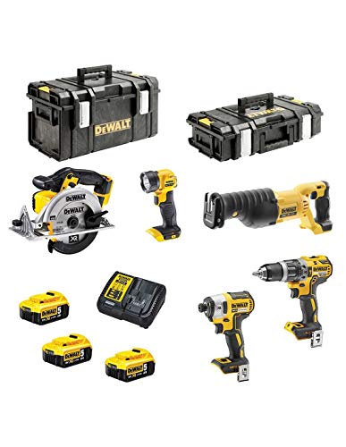 DeWALT Kit XP593P3DS (DCD796 + DCF887 + DCS380 + DCS391 + DCL040 + 3 x 5,0 Ah + DCB115 + DS150 + DS300)