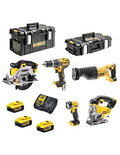 DeWALT Kit XP594P3 (DCD796 + DCS331 + DCS380 + DCS391 + DCL040 + 3 x 5,0 Ah + DCB115 + DS150 +DS300)