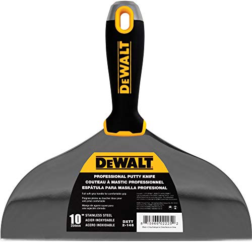 DEWALT Masilla cuchillos | acero inoxidable, agarre suave