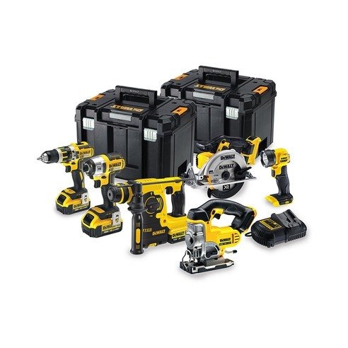 Dewalt Pack 6 herramientas Dewalt dck699m3t 18v xr (3 x 4.0ah) Li-ion + Tstaks