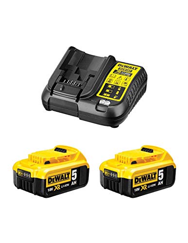 DeWALT Power Set (2 x 18V 5,0 Ah + DCB107)