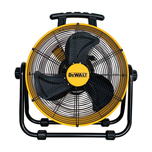 DeWalt Suelo/Ventilador de Tambor, Amarillo, 21 Pulgadas (50,8 cm)