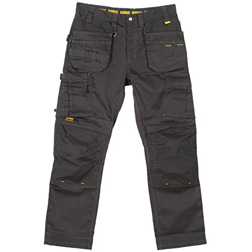 DeWalt THURLSTON - Pantalones elásticos 3D de Thurlston (40 W/31 L), color negro