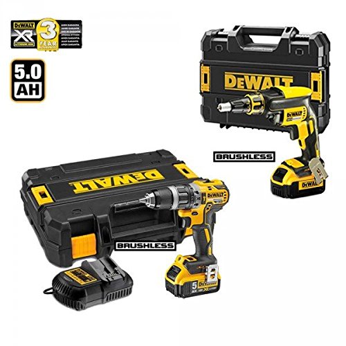 DeWalt – xprof296 (dcd796 + dcf620 + 2 baterías X 5,0 Ah Li-Ion + 2 Maletín Tstak II + Cargador DCB105)