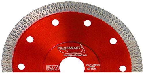 Disco de corte de diamante PRODIAMANT Premium para baldosas y gres porcelánico 125 mm x 22,23 mm PDX93.936 125mm