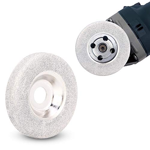 Disco de muela abrasiva de diamantes, herramienta abrasiva multifuncional de corte de fresado esmeril de 52 mm / 2 pulgadas diámetro, para afilar herramientas torneado madera de acero