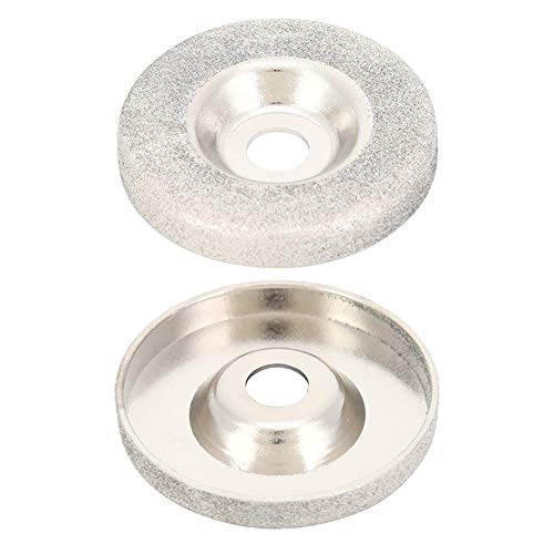 Disco de muela abrasiva de diamantes, herramienta abrasiva multifuncional de corte de fresado esmeril de 52 mm / 2 pulgadas diámetro, para afilar herramientas torneado madera de acero