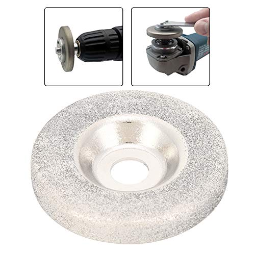 Disco de muela abrasiva de diamantes, herramienta abrasiva multifuncional de corte de fresado esmeril de 52 mm / 2 pulgadas diámetro, para afilar herramientas torneado madera de acero