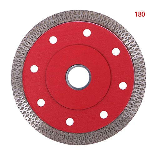 Disco de sierra circular 115/125/180/230 mm para diamante cerámica porcelana hoja de cerámica, rojo de R-Weichong