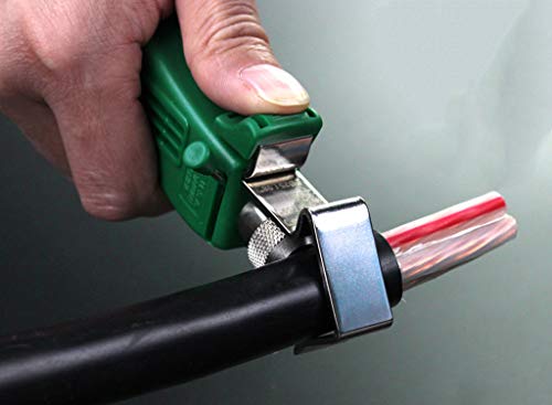 DONGYUA Cable Spinner Alambre Stripper Cutter Cortador de la Gamuza alicates ABS plástico Material