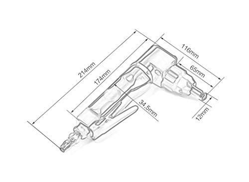 DONGYUA Tijeras neumáticas industriales. Tijeras neumáticas de aleación de Aluminio. Pinza neumática.