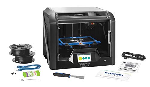 Dremel 3D45 - Impresora 3D Inalámbrica para Filamento PLA de 1.75mm, Nailon, ABS Eco y PETG con Pantalla Táctil a Color LCD, Volumen de Impresión de 254 x 152 x 170 mm, WIFI y Software de Modelado