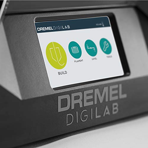 Dremel 3D45 - Impresora 3D Inalámbrica para Filamento PLA de 1.75mm, Nailon, ABS Eco y PETG con Pantalla Táctil a Color LCD, Volumen de Impresión de 254 x 152 x 170 mm, WIFI y Software de Modelado