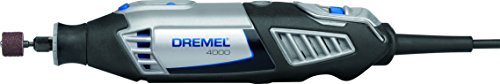 Dremel Platinum Edition 4000 - Multiherramienta, 175 W, kit con 6 complementos, 128 accesorios, velocidad 5.000 - 35.000 rpm para tallar, fresar, amolar, limpiar, pulir, cortar, lijar y grabar