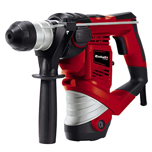 Einhell 4258237 TC-RH 900 Martillo perforador con mecanismo percutor neumático 900 W, 240 V, 3 funciones, tope de profundidad