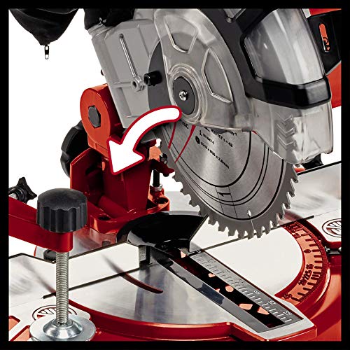 Einhell 4300295 TC-MS 2112  - Ingletadora, corte transversal, 1600 W, 230 V, rojo