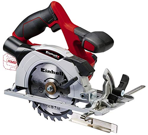 Einhell 4331200 Sierra circular (4,200 min-1, no incluye batería, Power-X-Change), 0 W, 18 V, Negro, Gris, Rojo